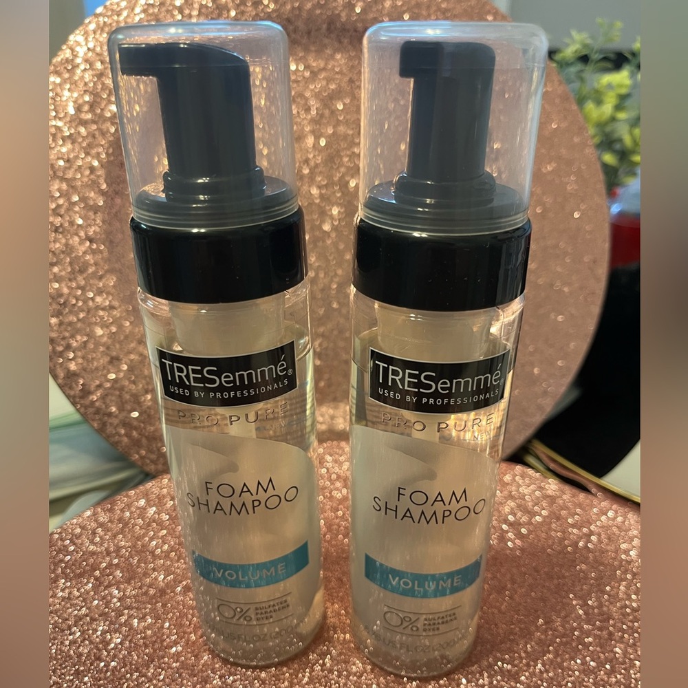 TRESEMME PRO PURE VOLUME FOAM‎ SHAMPOO SET OF 2 NEW